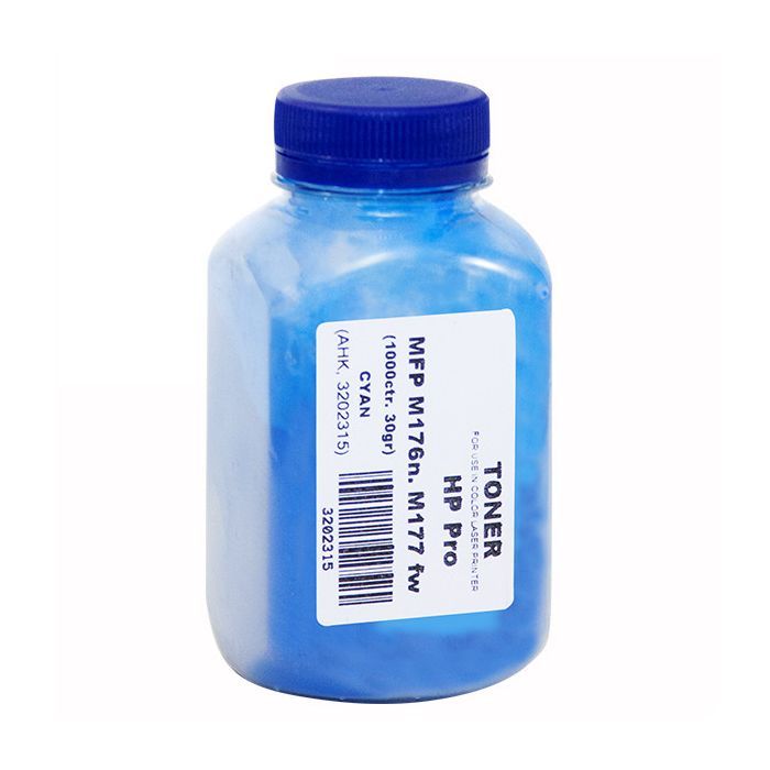 Тонер HP Pro MFP M176n/177fw, 30г Cyan AHK (3202315)