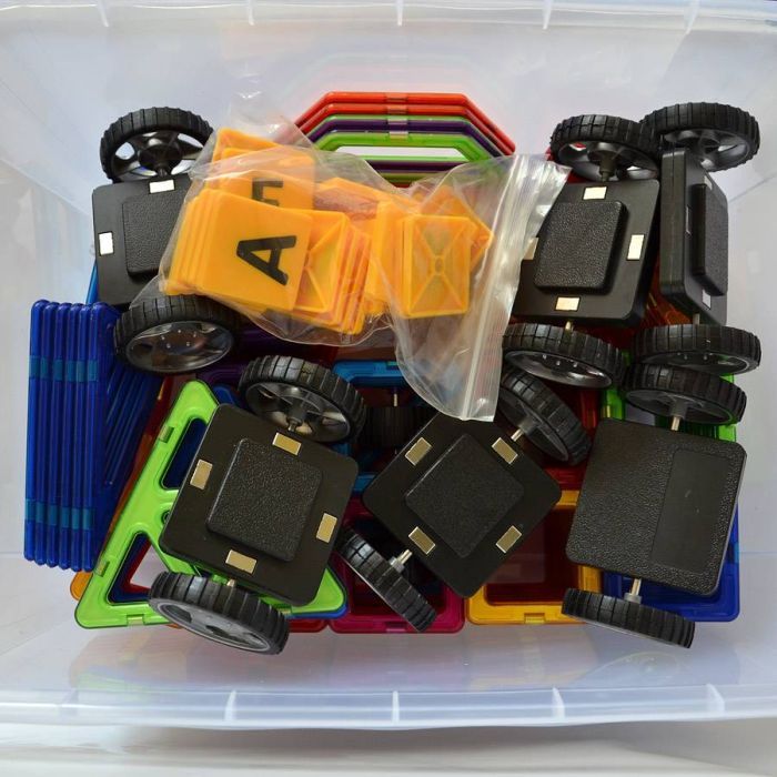 Конструктор Магнікон 268 деталей Plastic box (MK-268) изображение 3