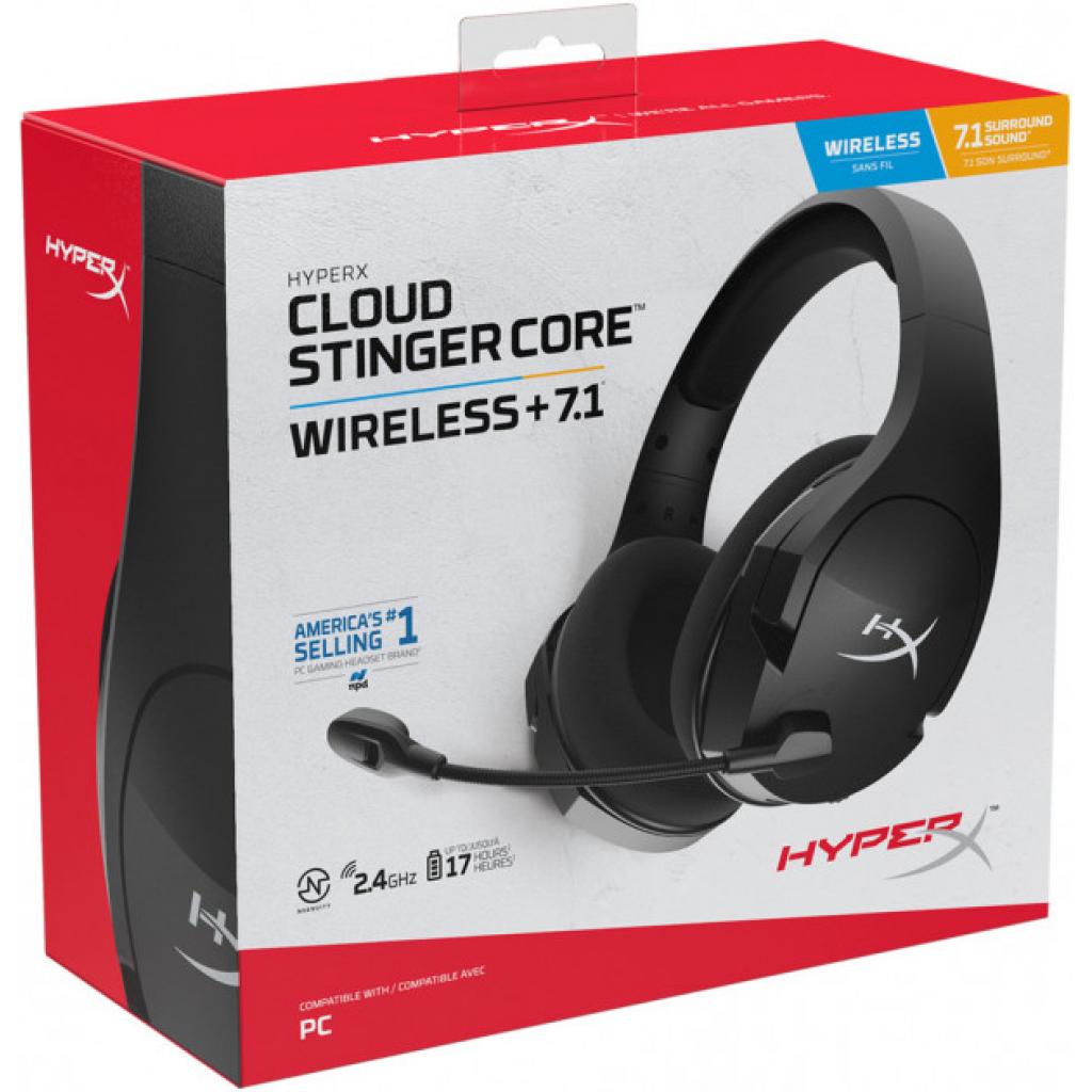 Навушники HyperX Cloud Stinger Core Wireless 7.1 Black (HHSS1C-BA-BK/G) зображення 10