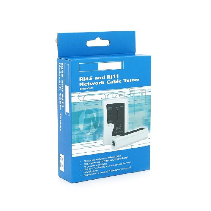 Тестер кабельний RJ45/RJ11 Merlion (YT-NS-468N / 00201) зображення 4