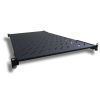 Полка 19" 1U глиб. 800мм, в шкафи глибиною 1000мм, чорна Hypernet (U-FS-100-BLACK)