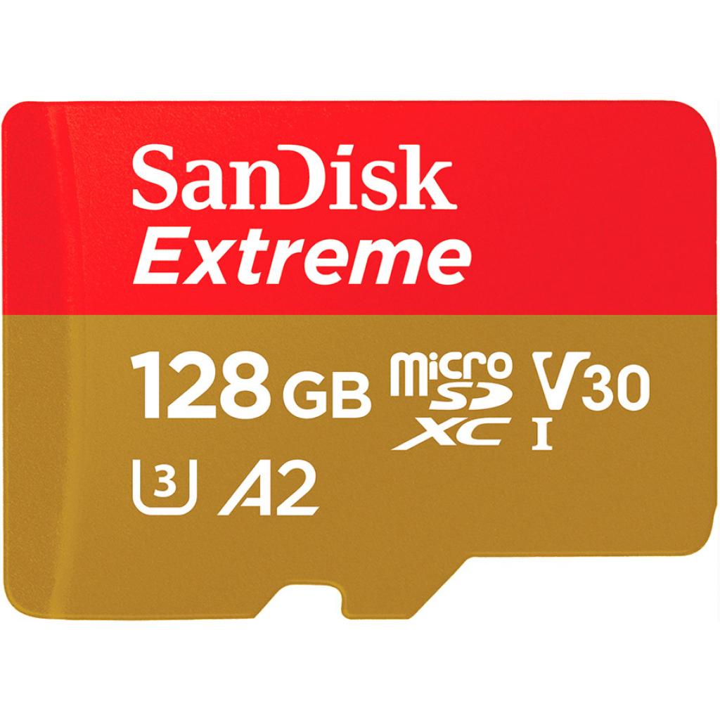 Карта памяти SanDisk 128GB microSD class 10 UHS-I U3 V30 A2 Extreme Mobile Gaming (SDSQXA1-128G-GN6GN)