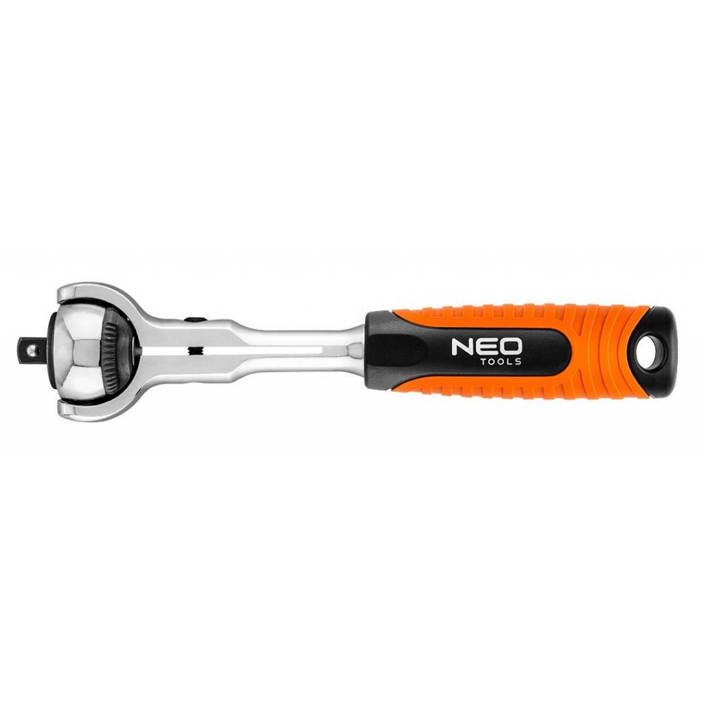 Трещотка Neo Tools трещеточний 1/2 ", 360 °, 72 зубця (08-546)