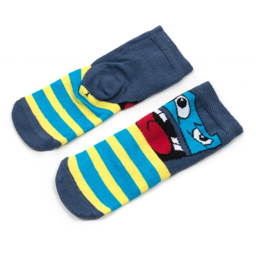 Шкарпетки дитячі BNM з монстриками (M0C0101-2063-3B-dackblue) зображення 2