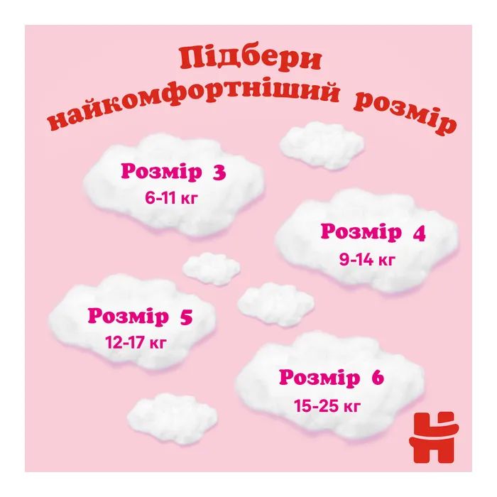 Подгузники Huggies Little Movers Pants 6 (15-25 кг) для дівчаток 88 шт (5029054568217) изображение 5