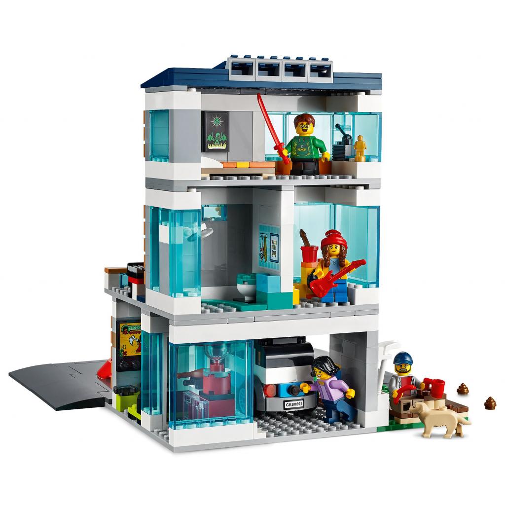 Конструктор LEGO City Сучасний сімейний будинок 388 деталей (60291) зображення 5
