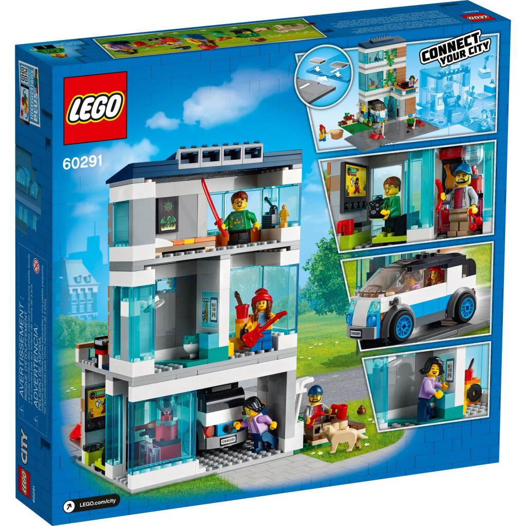 Конструктор LEGO City Сучасний сімейний будинок 388 деталей (60291) зображення 6