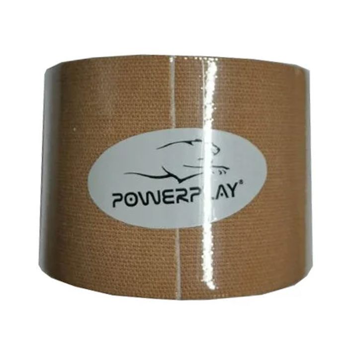 Кінезіо тейп PowerPlay 4315 Beige 5cм х 5м (PP_4315_Beige) зображення 3