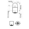Автолампа Philips 10W (12814 CP) изображение 3