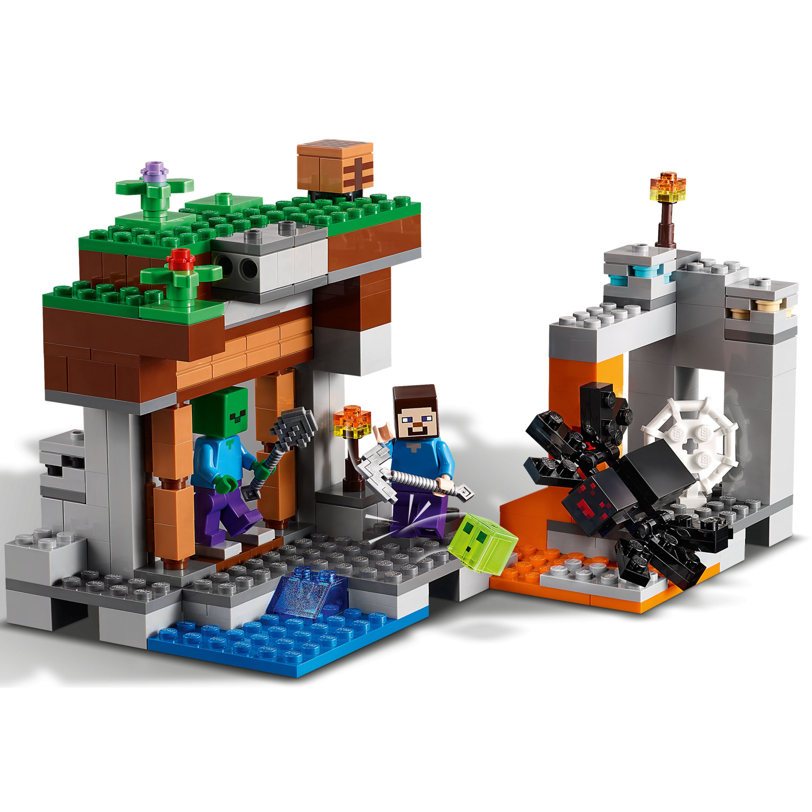 Конструктор LEGO Minecraft Заброшенная шахта (21166) изображение 5