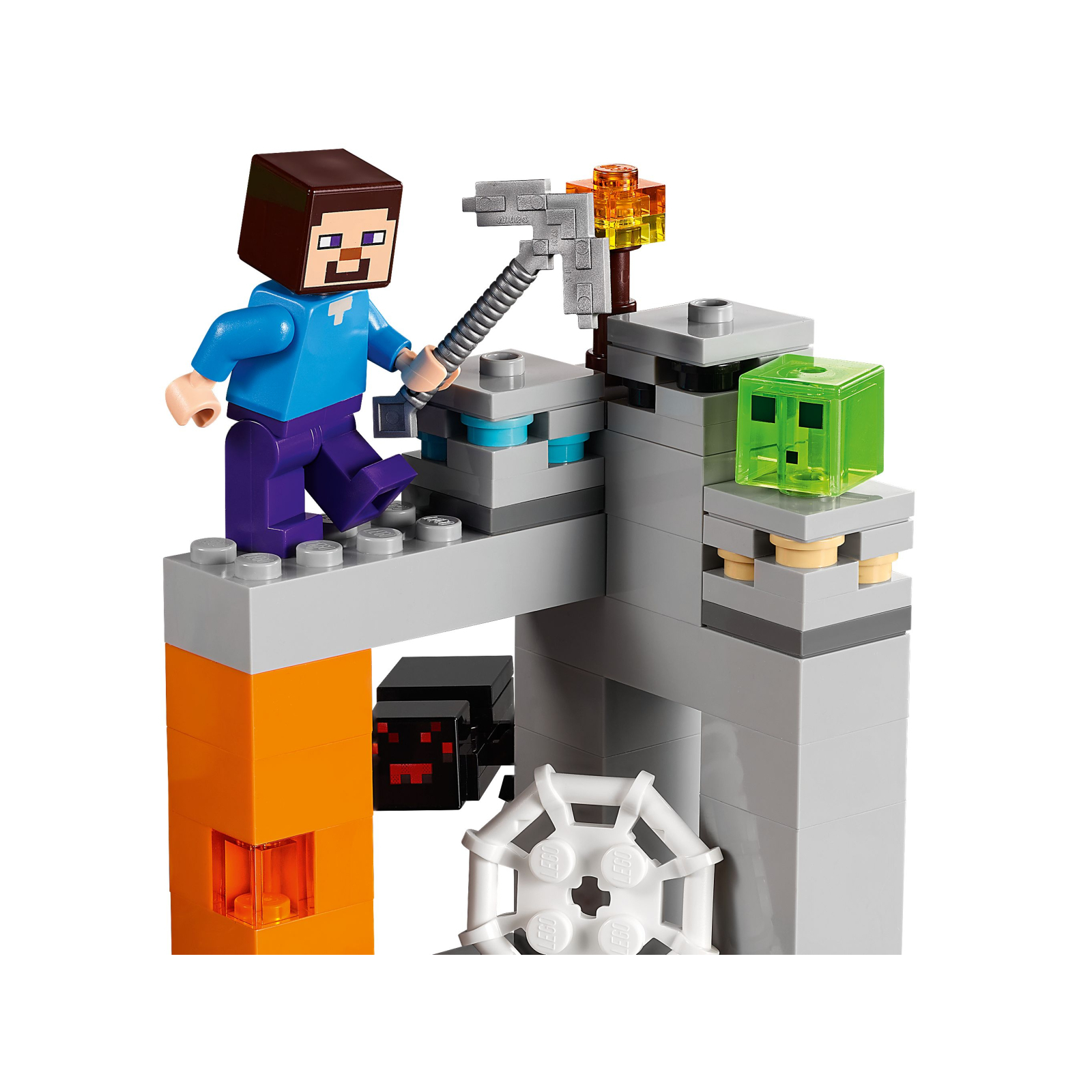 Конструктор LEGO Minecraft Заброшенная шахта (21166) изображение 6