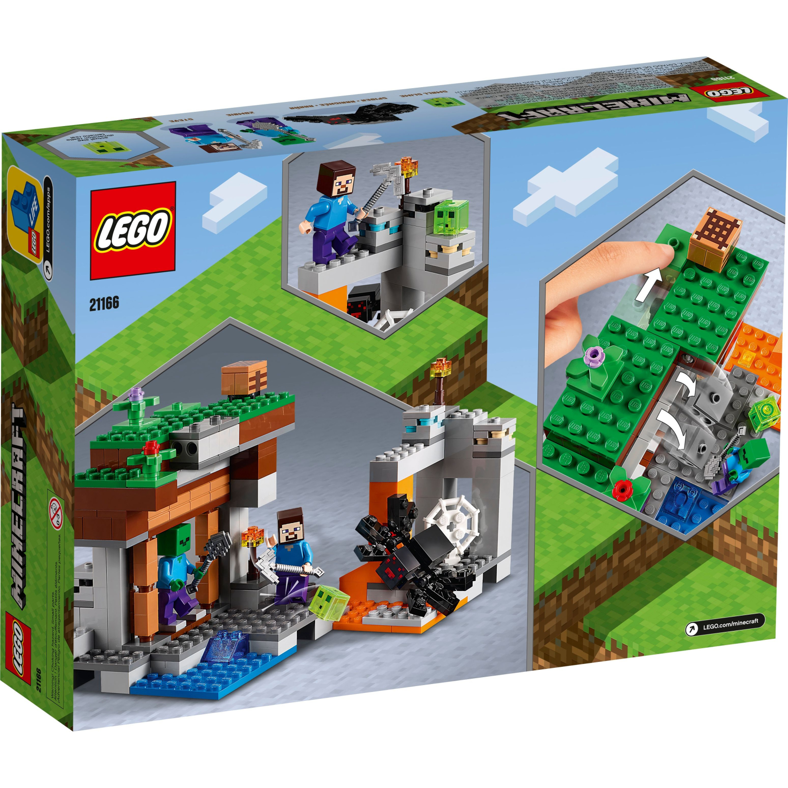 Конструктор LEGO Minecraft Заброшенная шахта (21166) изображение 8