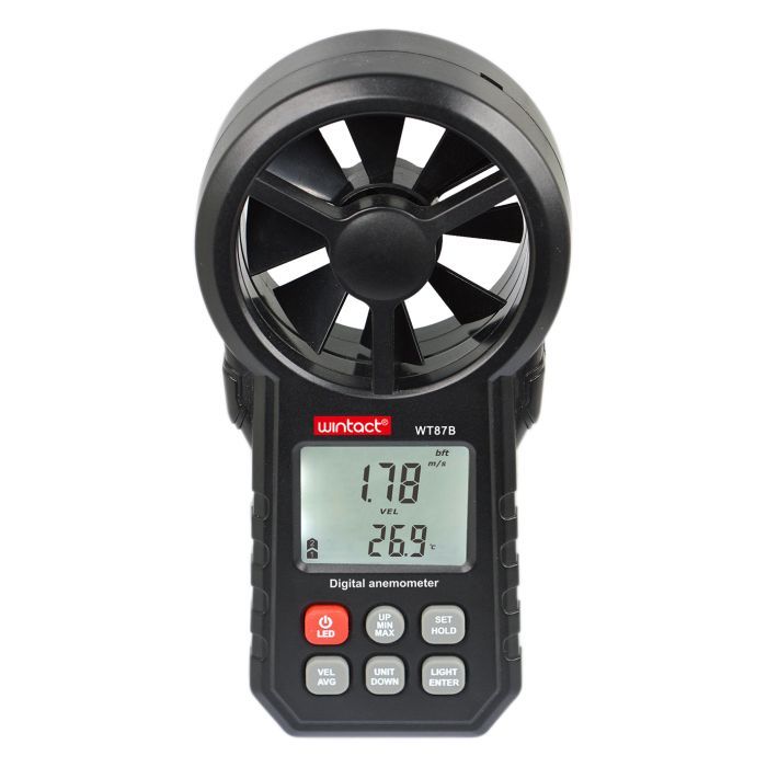 Анемометр Wintact крильчастий USB, Bluetooth 0,3-30м/с, -10-45°C (WT87B) зображення 4