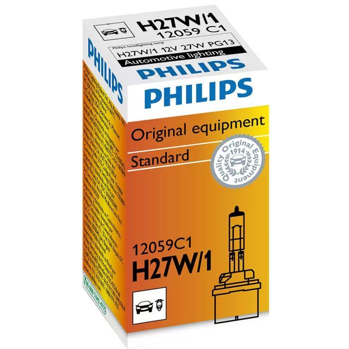Автолампа Philips 27W (12059C1) зображення 2