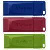 USB флеш накопитель Verbatim 3x16GB Slider Red/Blue/Green USB 2.0 (49326) изображение 3