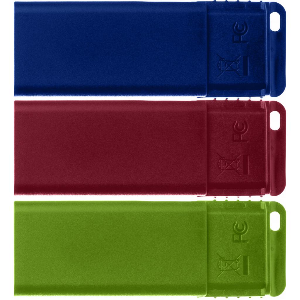 USB флеш накопитель Verbatim 3x16GB Slider Red/Blue/Green USB 2.0 (49326) изображение 4