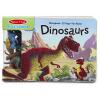 Развивающая игрушка Melissa&Doug книга фигурками динозавров (MD31284)