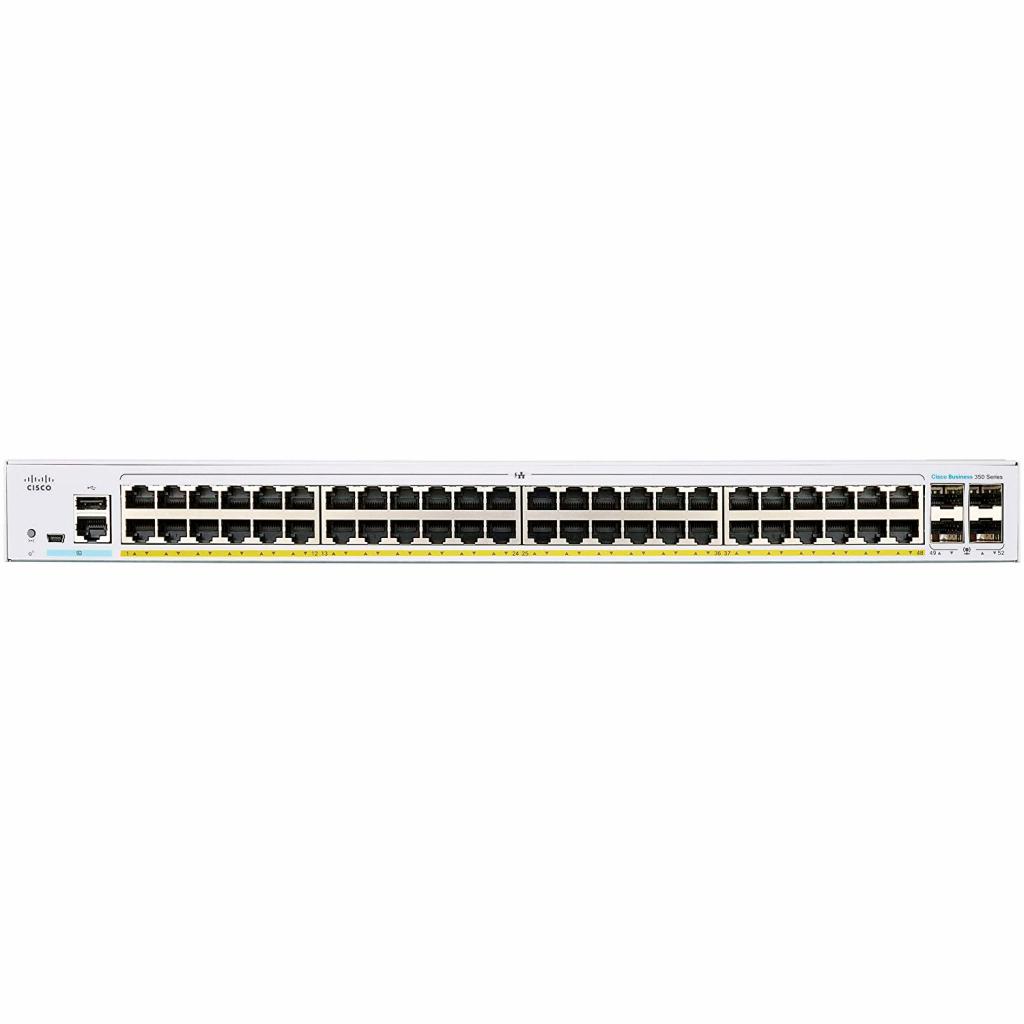 Коммутатор сетевой Cisco CBS350-48P-4X-EU изображение 2