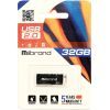 USB флеш накопитель Mibrand 32GB Сhameleon Black USB 2.0 (MI2.0/CH32U6B) изображение 2
