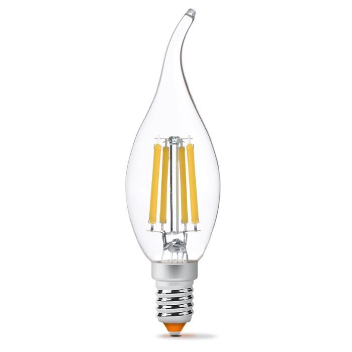 Лампочка Videx Filament C37Ft 6W E14 4100K 220V (VL-C37Ft-06144)