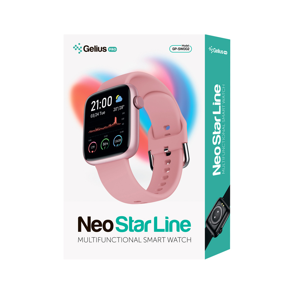 Смарт-годинник Gelius Pro GP-SW002 (Neo Star Line) Pink зображення 7