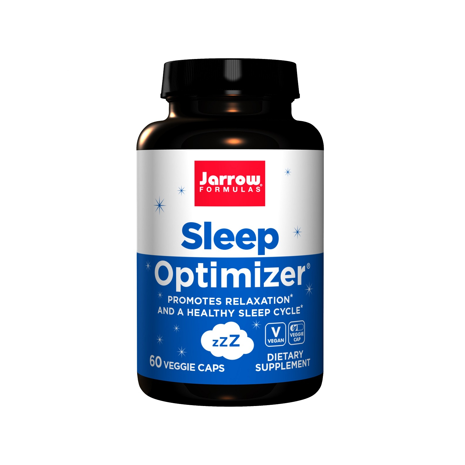 Аминокислота Jarrow Formulas Нормализация сна, Sleep Optimizer, 60 вегетарианских капсул (JRW-29049)