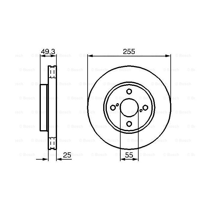 Тормозной диск Bosch 0 986 479 085 изображение 5