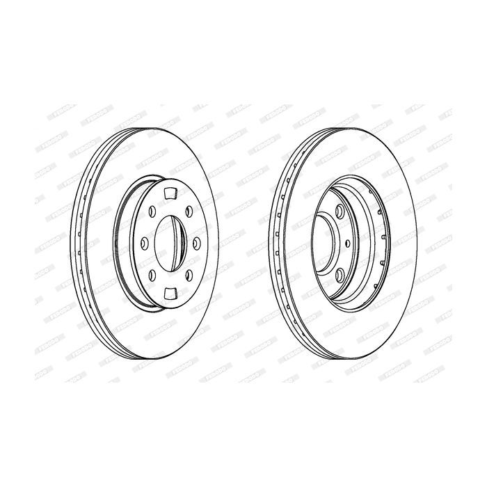 Тормозной диск FERODO DDF1603