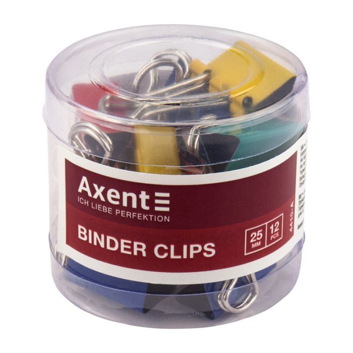 Биндер металлический Axent 25 мм, 12шт, color (4410-A) изображение 2