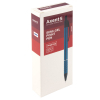 Ручка масляна Axent Prestige автоматична метал. корпус синій, Синя 0.7 мм (AB1086-14-02) зображення 2