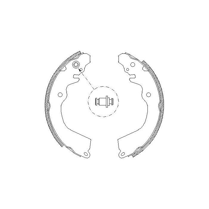 Гальмівні колодки REMSA 4646.00