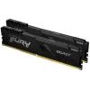 Модуль пам'яті для комп'ютера DDR4 32GB (2x16GB) 3600 MHz Fury Beast Black Kingston Fury (ex.HyperX) (KF436C18BBK2/32)