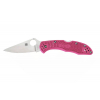 Нож Spyderco Delica 4 Flat Ground Pink (C11FPPNS30V)
