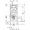 Инсталляция Geberit Duofix UP720 д / унитаза (8 см) (111.796.00.1) изображение 4