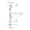 Инсталляция Geberit Duofix UP720 д / унитаза (8 см) (111.796.00.1) изображение 5