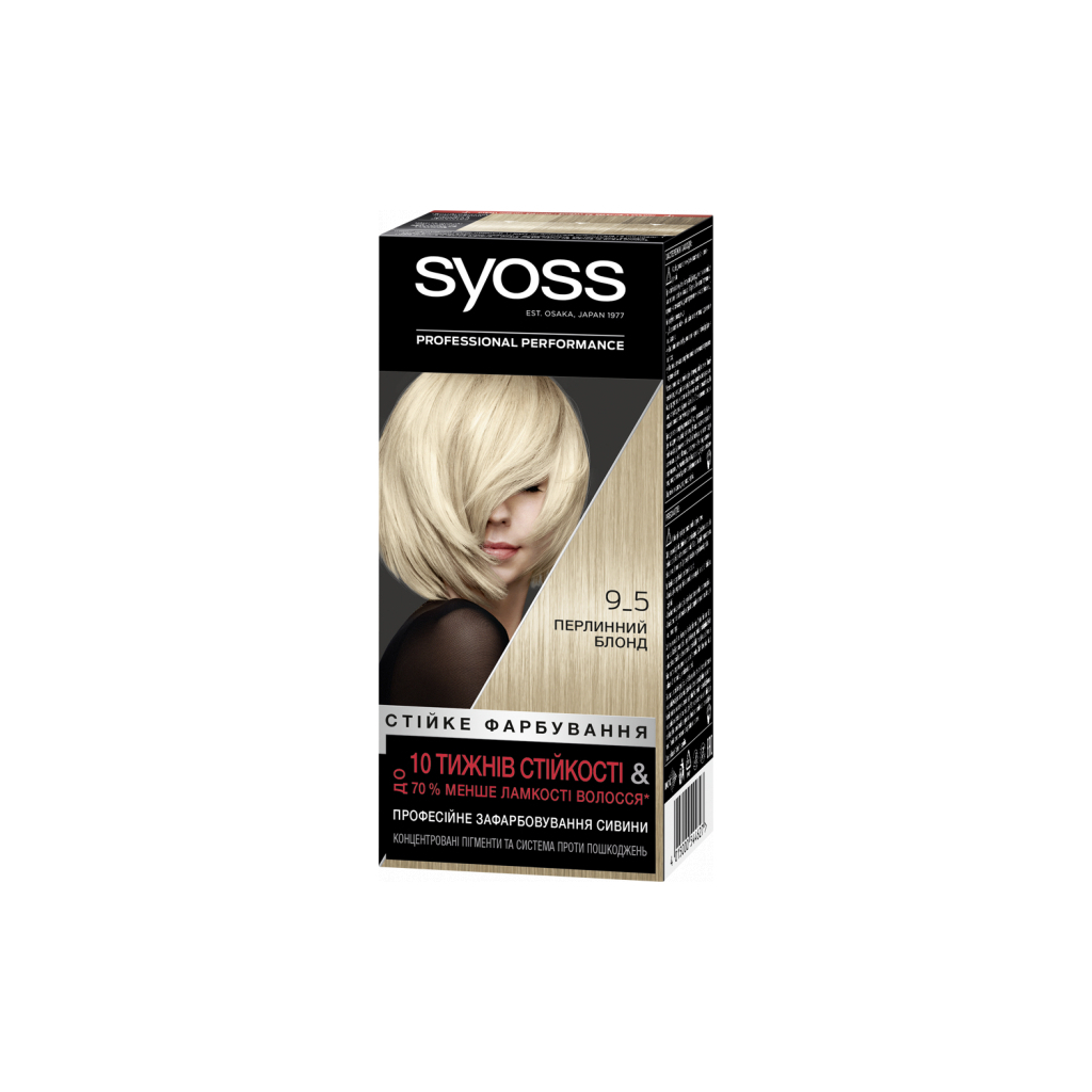 Фарба для волосся Syoss 9-5 Перлинний блонд 115 мл (9000100633048)