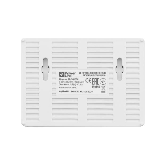 Комутатор мережевий 2E 2E-SG105C зображення 4