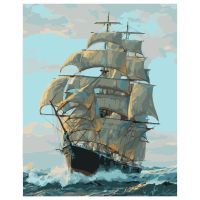 Картина по номерам Strateg Корабль 40х50 см VA-0038 (4820220563224)