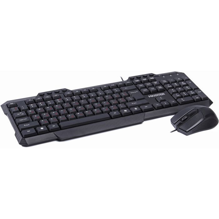 Комплект Maxxter KMS-CM-02-UA USB Black (KMS-CM-02-UA) изображение 2