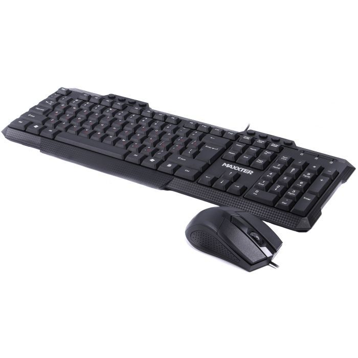 Комплект Maxxter KMS-CM-02-UA USB Black (KMS-CM-02-UA) изображение 3