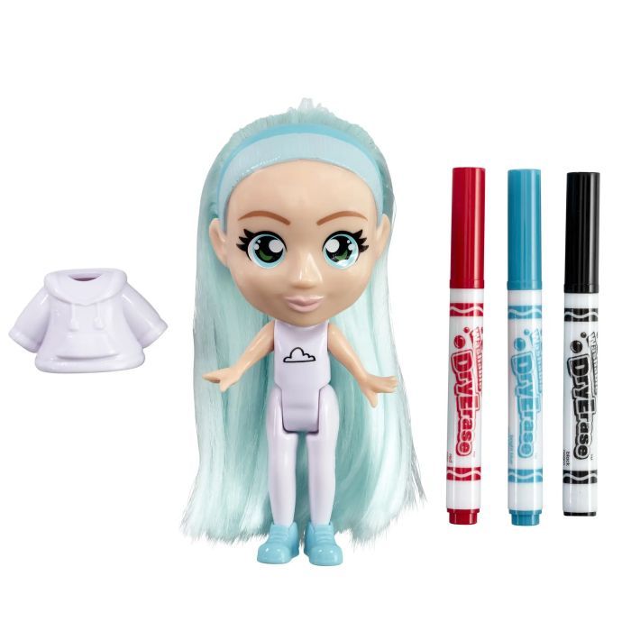 Набор для творчества Crayola Colour n Style Стильные девушки Скай (918938.005) изображение 2