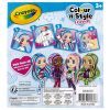 Набор для творчества Crayola Colour n Style Стильные девушки Скай (918938.005) изображение 8