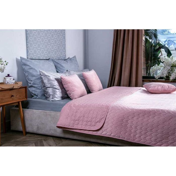 Покрывало Руно двустороннее декоративное Velour Rose 180х220 см (340.55_Rose) изображение 3