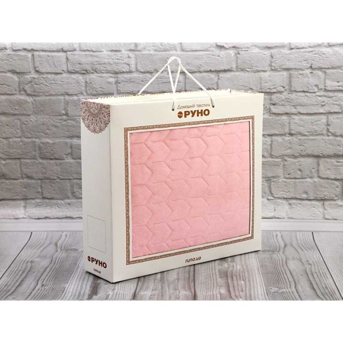 Покрывало Руно двустороннее декоративное Velour Rose 180х220 см (340.55_Rose) изображение 9