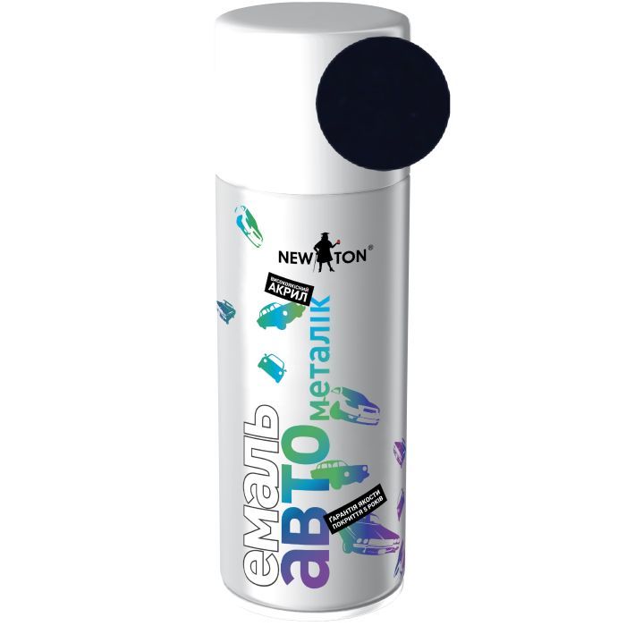 Аерозольна фарба для автомобіля New Ton 499 мет. рив'єра 400 мл (000000515)