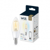 Умная лампочка WiZ E14 4.9W(40W 470Lm) C35 2700-6500 филаментная Wi-Fi (929003017601)