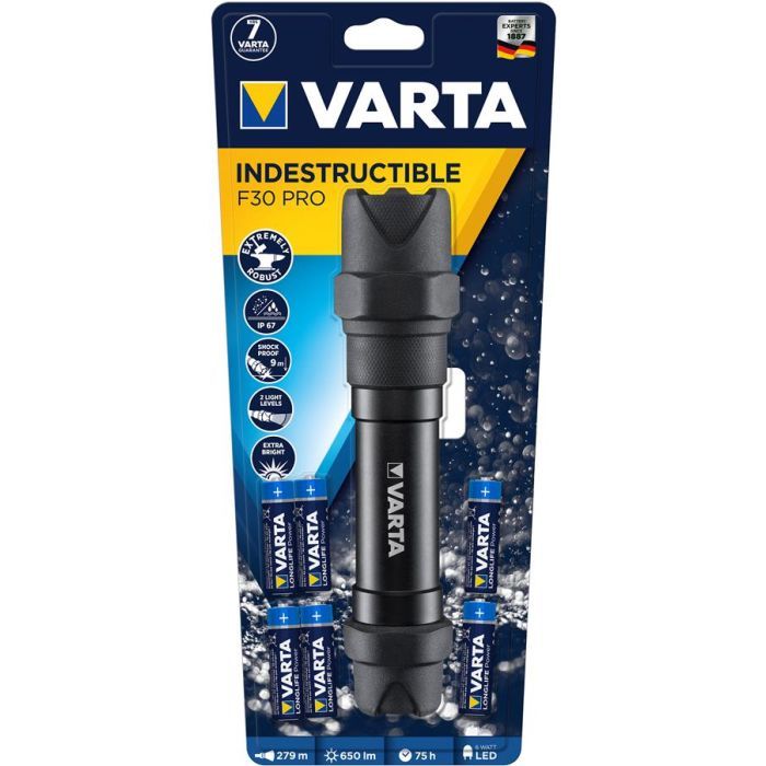 Ліхтар Varta Indestructible F30 Pro LED 6хАА (18714101421) зображення 4