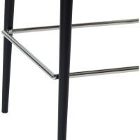Барный стул Concepto Arthur полубарный чёрный (HBC708BL-RL1-BLACK) изображение 6