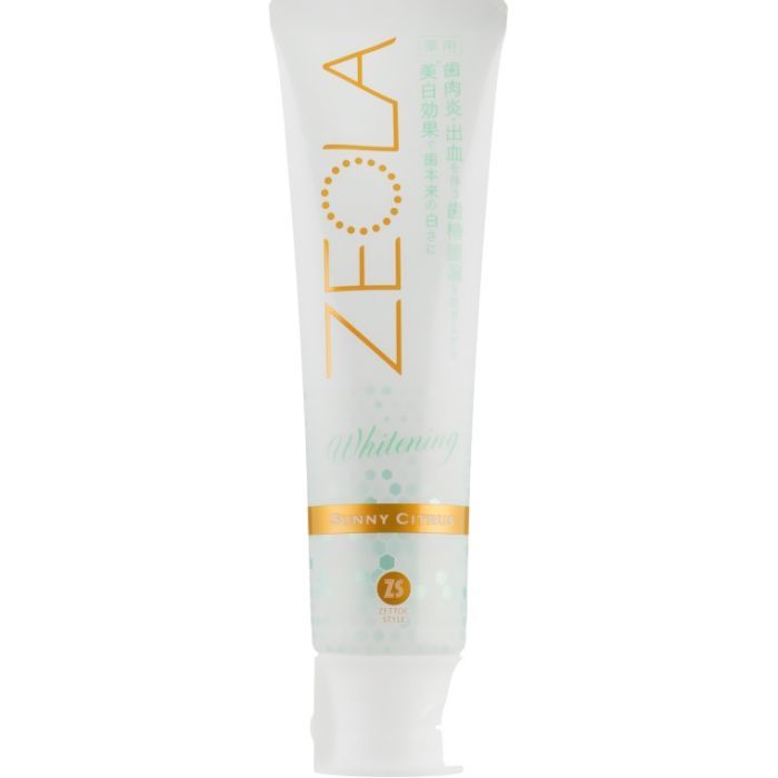Зубная паста Zettoc Zeola White Sunny Citrus Солнечный цитрус 95 г (4582118954377)