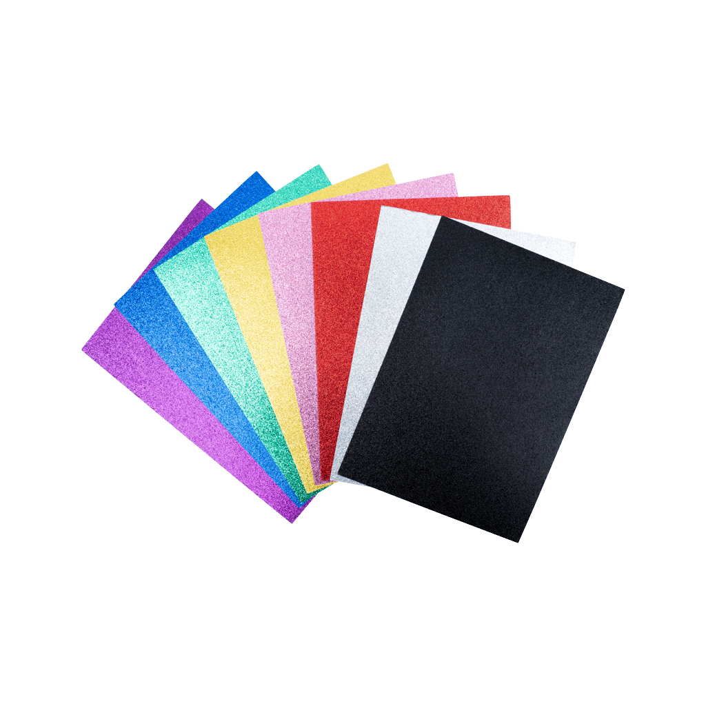 Цветной картон Kite А4, с глиттером 8 листов/8 цветов (K22-422) изображение 2